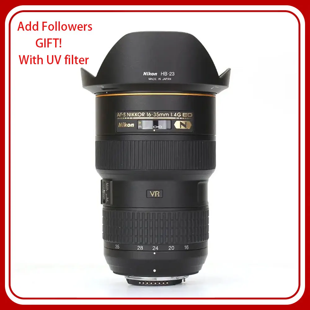 Obiettivo Nikon Af-S Nikkor 16-35Mm F/4G Ed Vr Per Fotocamere Reflex Nikon