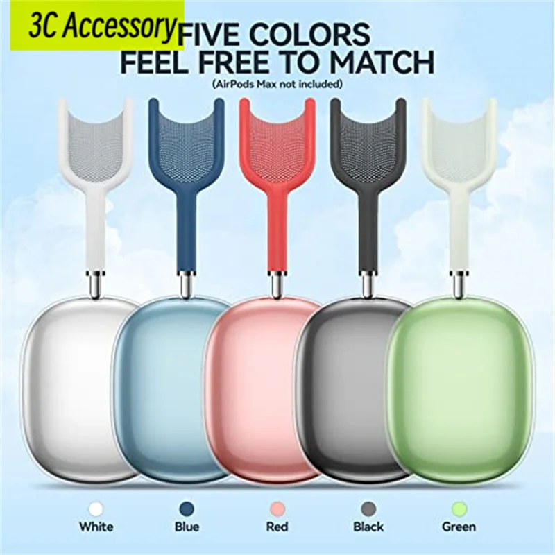 Custodia 2 In 1 Per Custodia Airpods Max Custodia Protettiva In Silicone Per La Pelle Accessori Per Cuffie Antiurto Per Airpods Max