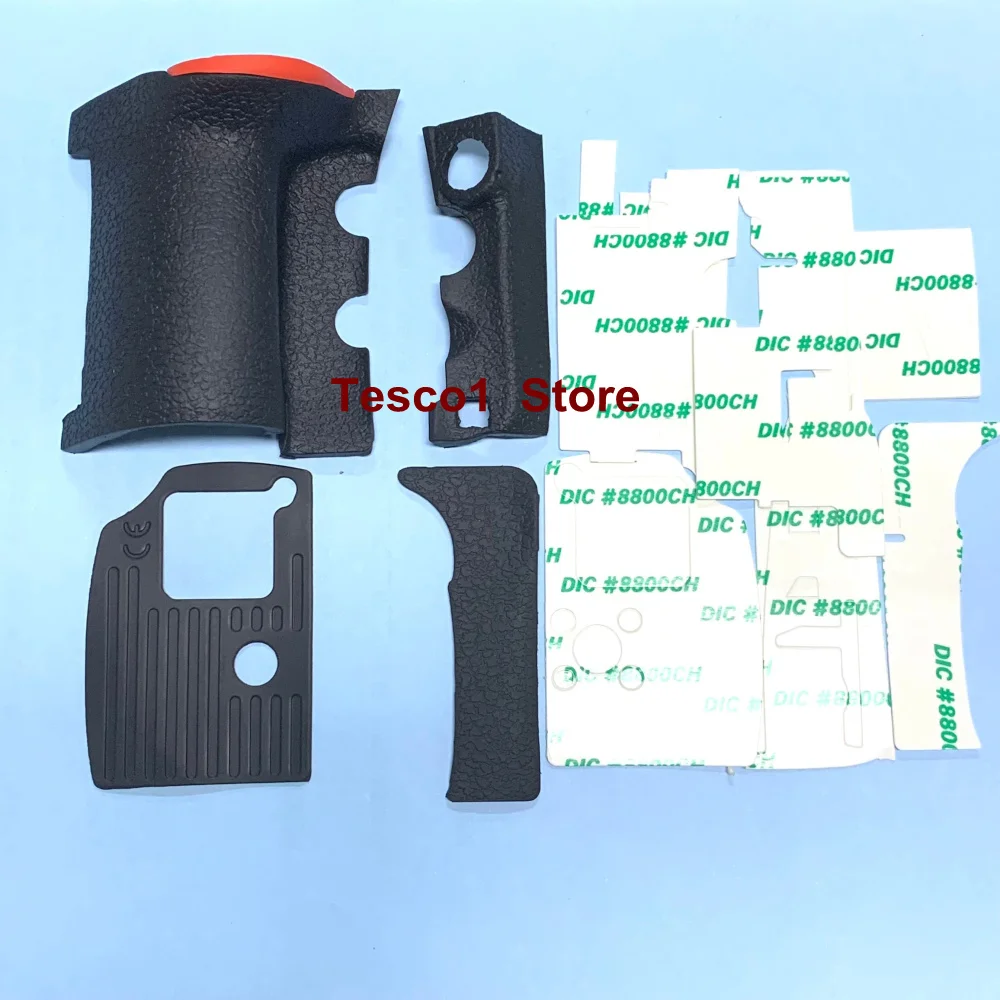 New 4Pcs Body Cover Rubber Set Rubber With Tape For Nikon D810 D810A Digital Camera