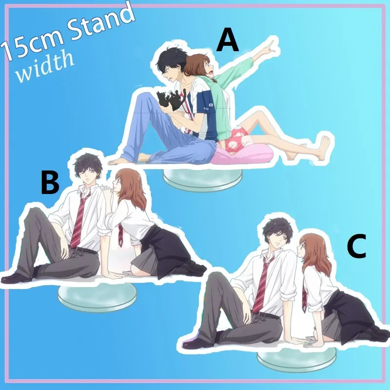 Anime Ao Haru Ride Supporto In Acrilico Figura 15Cm Yoshioka Futaba Mabuchi Kou