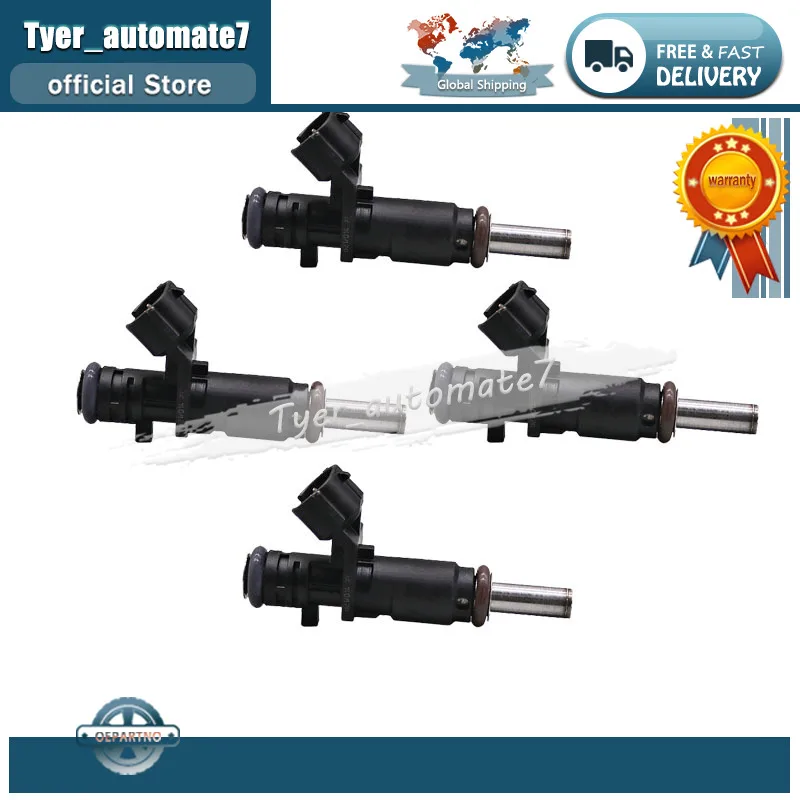 Per Renault Megane 4 Dokker Captur Duster Fluence 4 Pezzi Iniettori Di Carburante 166008992R Muslimatexb