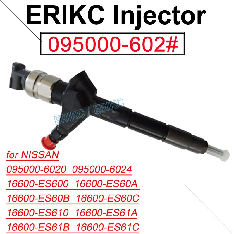 095000-6020 Iniettore Di Carburante Diesel Assy 095000-6024 Iniezione Common Rail Per Denso Nissan X-Trail 2.2L Muslimate 16600-Es600