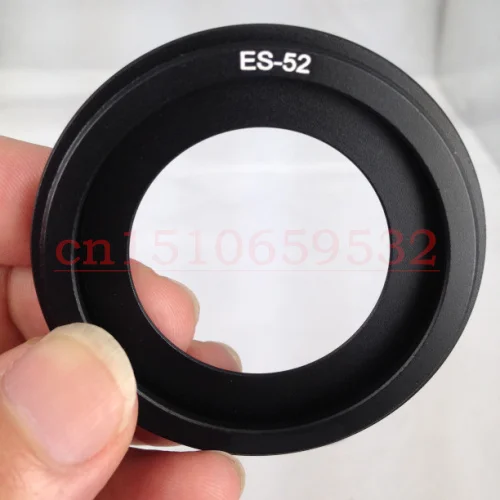 Numero Di Inseguimento Libero Es52 Metallo Lens Hood Ombra Per Canon Ef 40Mm Ef F/2.8 Stm Pancake 52Mm Sostituire Es-52