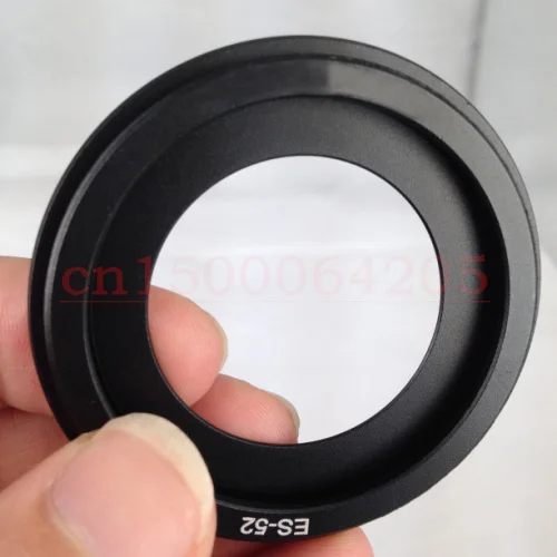 Es52 Metallo Lens Hood Ombra Per Canon Ef 40Mm Ef F/2.8 Stm Pancake 52Mm Sostituire Es-52