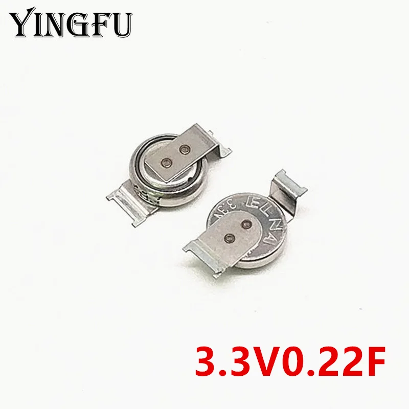 5 Pz/50 Pz 0.22F 3.3V Elna Dsk Serie 6.8X2.1Mm Dsk-3R3H224-Hl 3.3V0.22F Dsk-621 Condensatore Farad