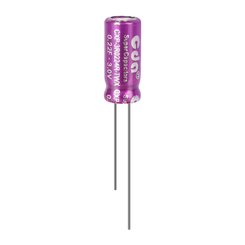 Supercondensatori Cxp Condensatore Farad Cda 3V 0.22F Cxp-3R0224R-Twx Supercondensatore Ultracondensatori