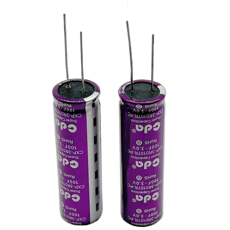 Imported Original 3.0V100F 2.7V100F 2.7V120F Super Farad Capacitor Large Capacity 3V100F