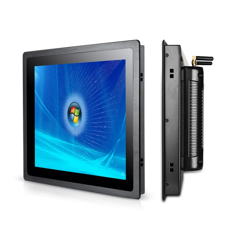 15 Pollici Fanless J1900 Industrial All In One Touchscreen Industriale Touch Panel Computer Pc Per Macchina Cnc