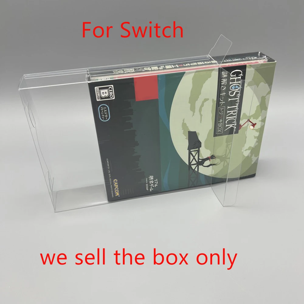 Custodia Protettiva Per Ns Switch Per Ghost Trick Limited Jp Version Collectors Clear Pet Trasparente