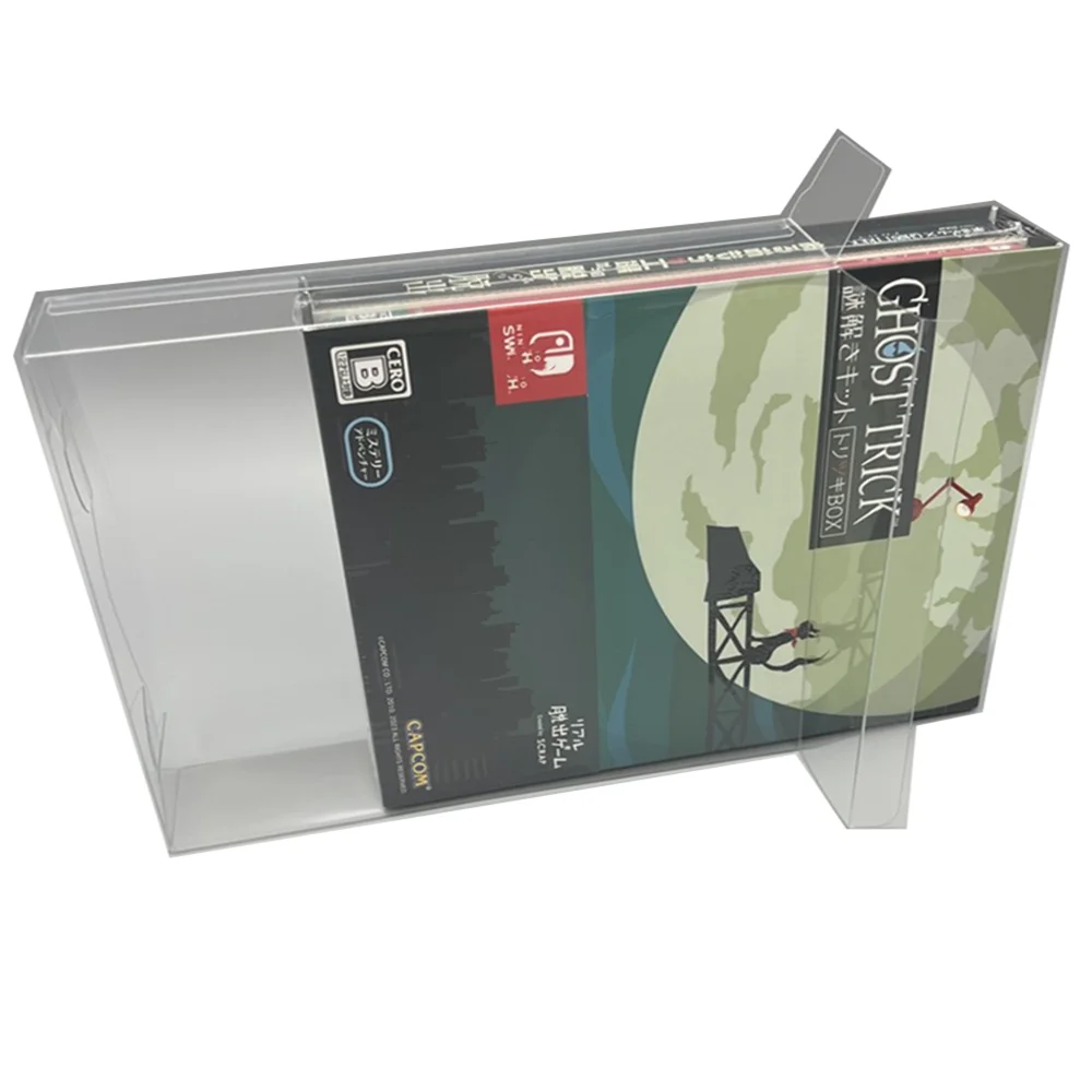 Custodia Protettiva Trasparente Per Nintendo Switch/Ns/Ghost Trick Collect Box Custodia Per Giochi Tep Storage Custodia Trasparente