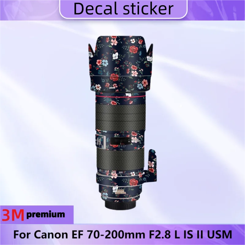 Per Canon Ef 70-200Mm F2.8 L Is Ii Usm Lens Sticker Pellicola Protettiva Per Decalcomanie Per La Pelle Cappotto Protettivo Antigraffio Ef 70-200 2.8 F
