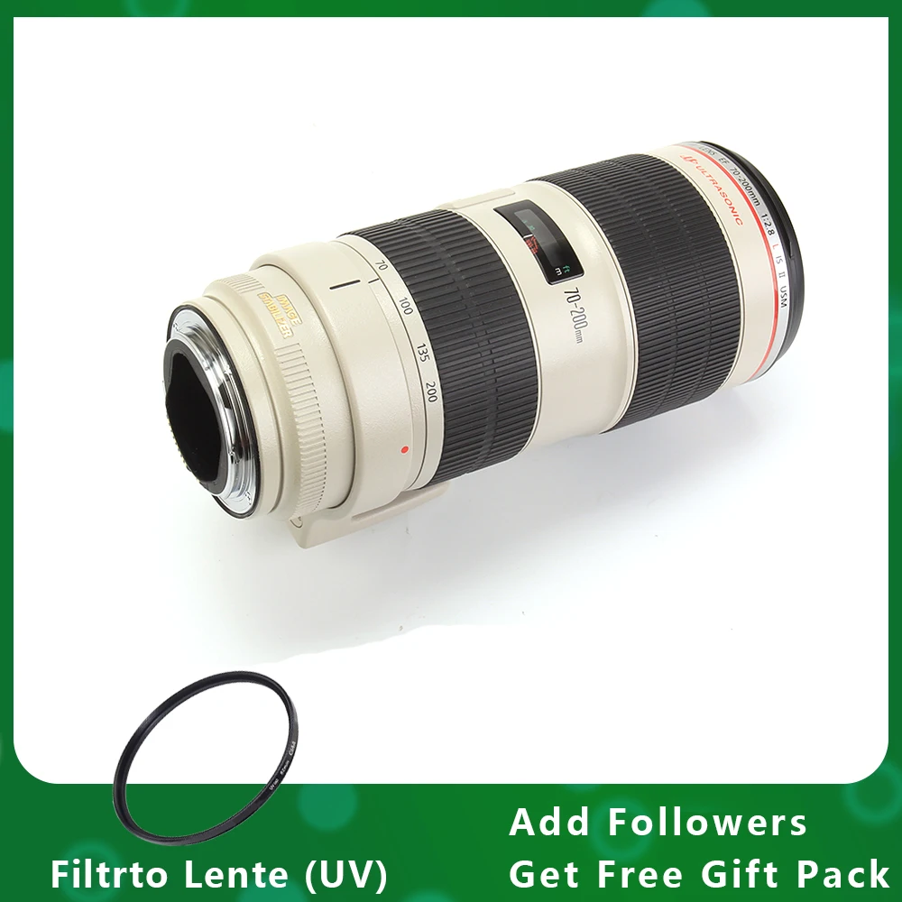 Nuovo Obiettivo Ef 70-200Mm F/2.8L Is Ii Obiettivo Usm Per Fotocamera Canon Eos Slr