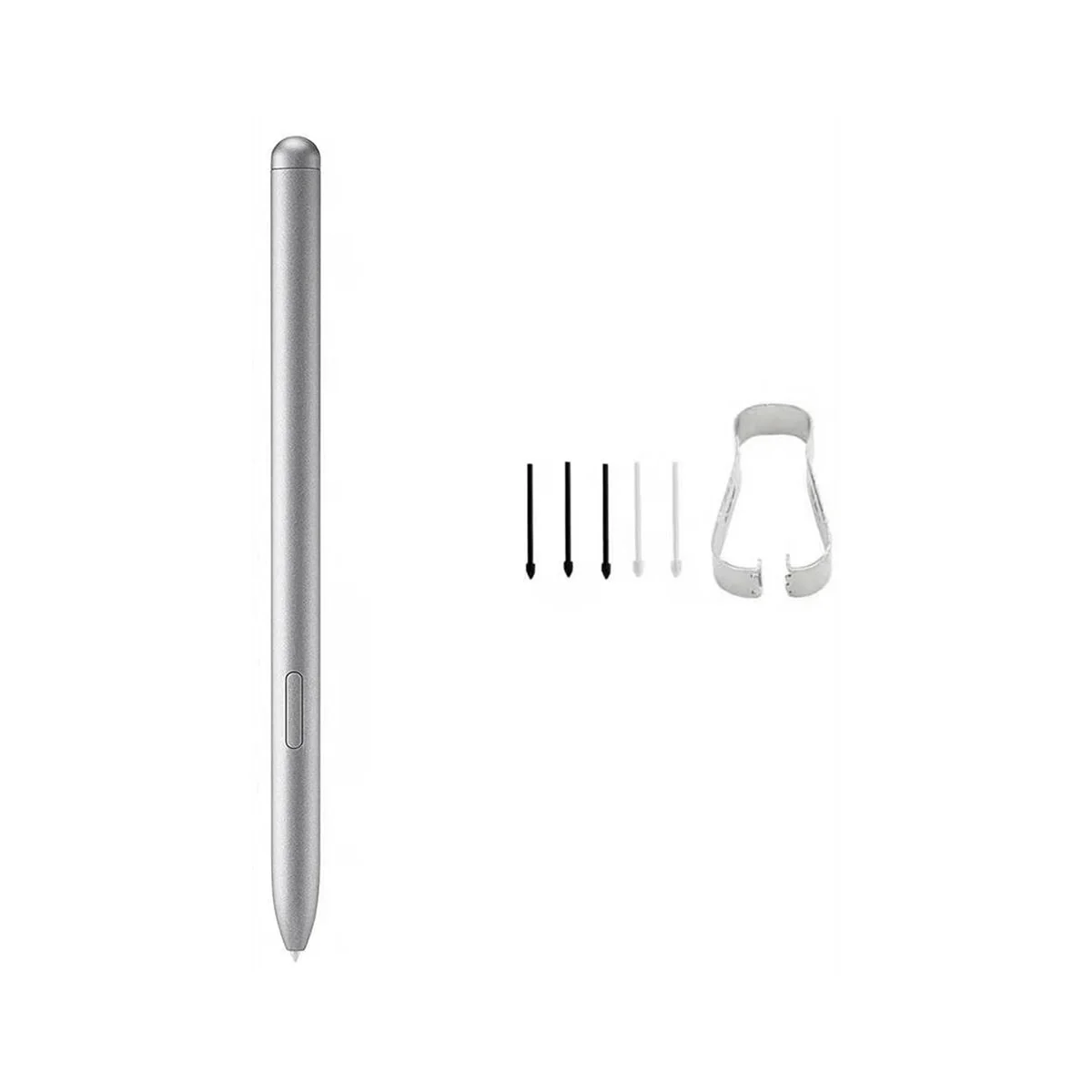 Penna Stilo Per Galaxy S7 Fe Lte S7Fe S6 Lite Tab S21 Ultra Tab S7 Telefono Touch Screen Matita Sensibile-Argento