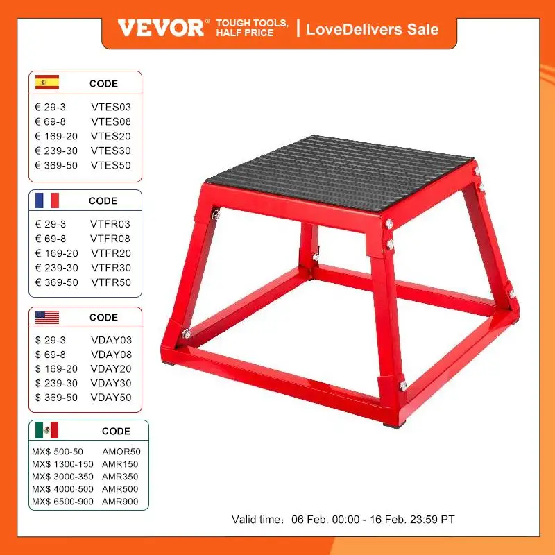 Oldfe Plyometric Boxes 30.5Cm Plyometric Platform Jump Box Workout Platform Plyo Box Esercizio Plyo Box Per Saltare