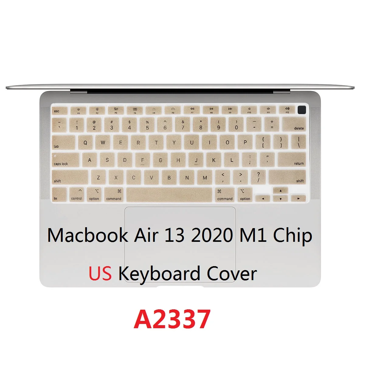 Layout Usa Per Macbook Air 13 2020 M1 Chip A2337 Copertura Tastiera Silicone Per Macbook M1 Chip Air 13 2020 Protezione Pelle Tastiera