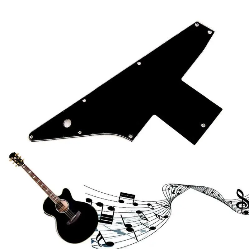 3 Ply Chitarra Pickguard Guardia Di Pick For Explorer Gibson '76 Reissue Nero Parti Di Chitarra Accessori Di Parte