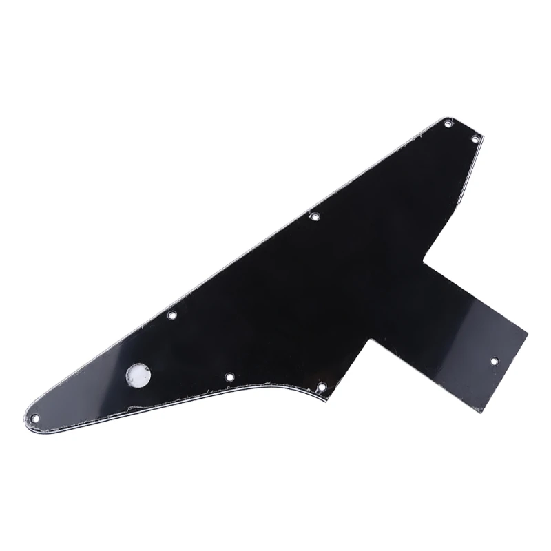 652D Battipenna Per Chitarra A 3 Strati Pickguard Per Explorer Per Gibson '76 Reissue Black Part