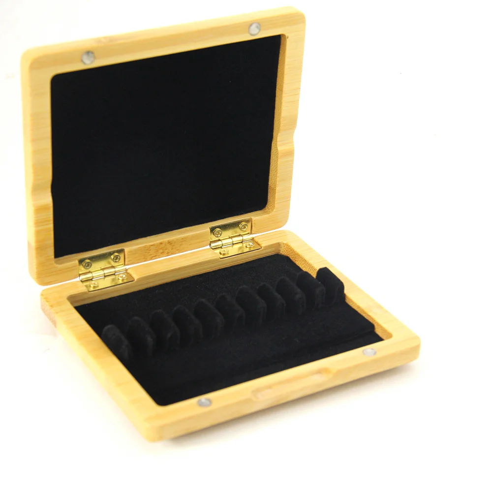 Di Bambù Oboe Reed Box E 10Pcs Oboe Reed Caso Oboe Reed A Fiato Accessorio Raccordi Oboe Oboe Parti