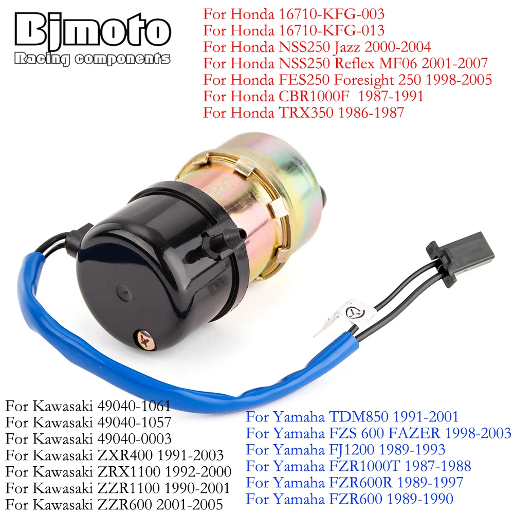 Pompa Carburante Per Honda Vt 750 C C2 C3 Cd Dc Black Widow/ Shadow A.C.E. Deluxe Spirit Vt 600 Shadow 600 Vlx 600 Vfr 750F Vfr-750
