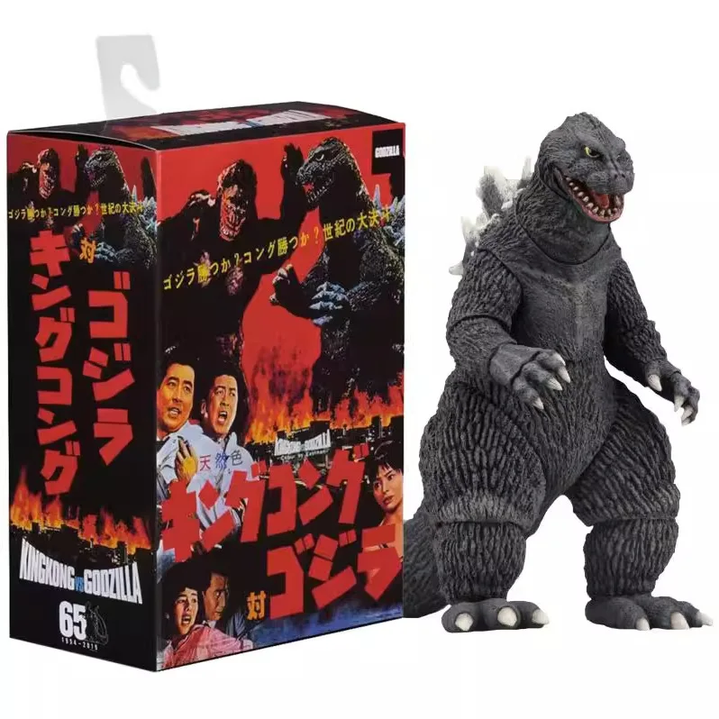 Neca 1962 Movie Version Godzilla Vs. Kong King Da Godzilla Pvc Action Figure Regalo Per Bambini 16Cm