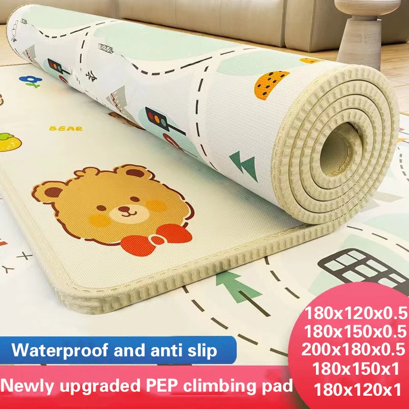 200X180Cm Non Tossico Di Alta Qualità Epe Baby Activity Gym Baby Crawling Play Mats Tappeto Gioco Per Bambini Tappetino Di Sicurezza Per Bambini Tappe