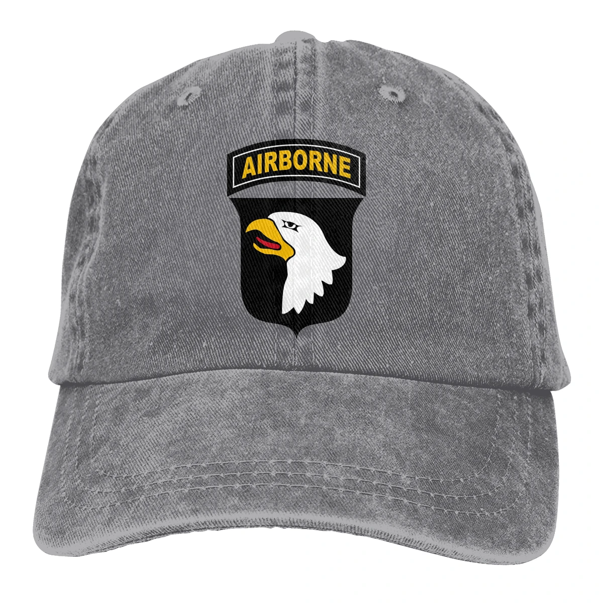 Berretto Da Baseball Regolabile In Tinta Unita 101St Airborne Division Lavato In Cotone Ww2 Wwii World War 2 Sports Woman Hat