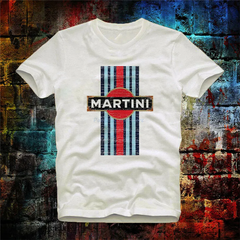 Martini Racing Car Vintage Tee Top Retro Unisexmen'S Ladies T Shirt Funny Top Tee Shirt
