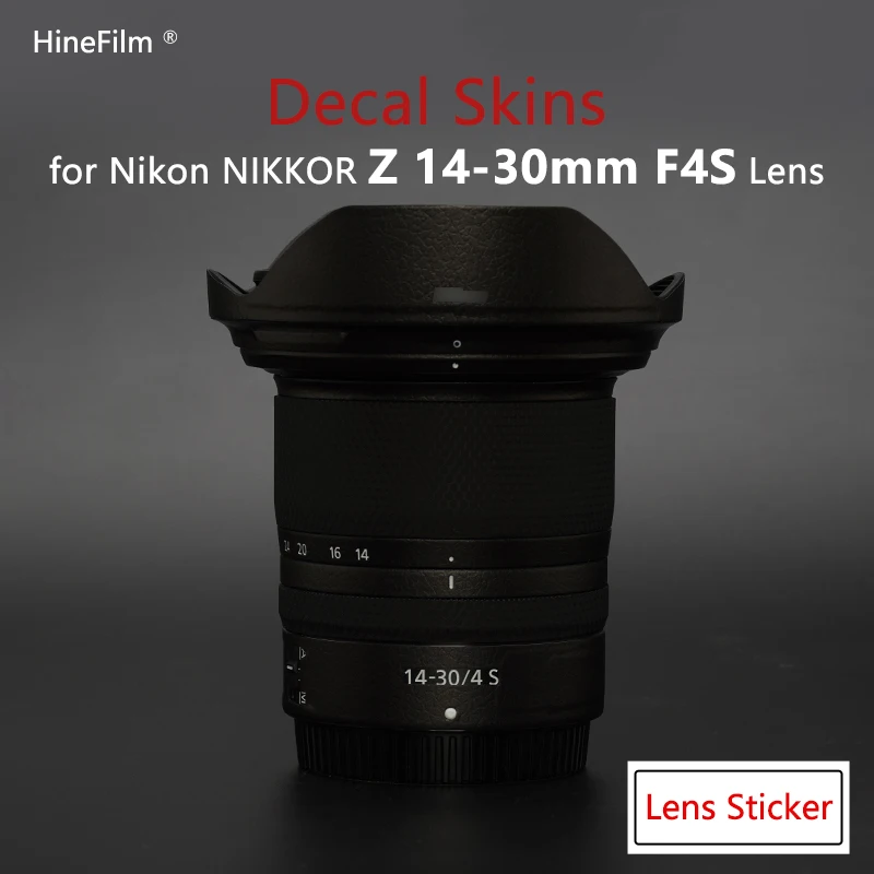 Nikkor 1430 F4 Copertura Protettiva Per Lenti Pelle Per Nikon Z 14-30 F4 S Protezione Per Decalcomanie Per Lenti Pellicola Antigraffio 3M Vinile
