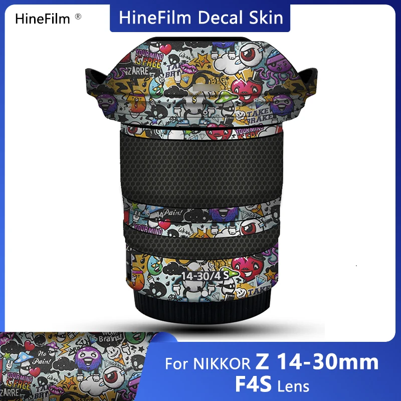 Per Nikkor 1430 F4 S Lens Decal Skin 14-30 Wrap Cover Per Nikon Z 14-30Mm F/4 S Lens Sticker Pellicola Protettiva Antigraffio