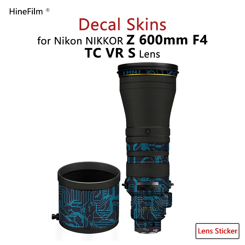 Nikkor Z 600 F4 Lens Premium Decal Skin Per Nikon Nikkor Z 600Mm F/4 Tc Vr S Lens Protector Pellicola Protettiva Antigraffio