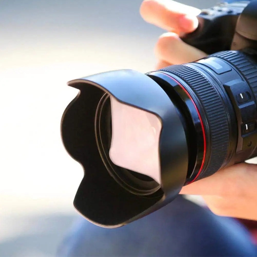Hb-34 Hb34 Lens Hood Flower Petal Camera Lens Hood Sostituire Per Nikon Af-S Dx 55-200Mm F4-5.6G Ed Lens