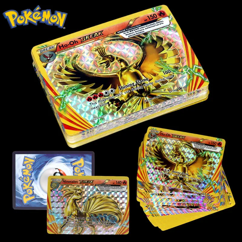 La Più Recente Carta Pokemon Tcg Xy Break Golden Arcanine Ho-Oh Lugia Greninja Trevenant Rare Card Collection