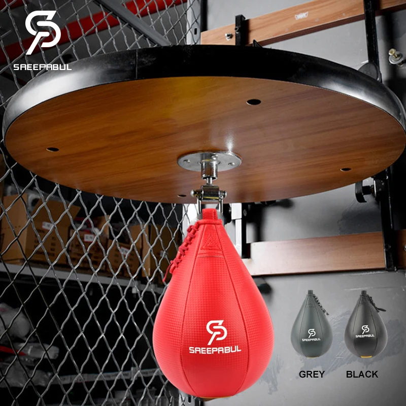 Spedizione Gratuita Girevole + Speed Ball Fitness Boxe Pera Speed Ball Set Reflex Boxing Mma Punzonatura Speed Bag Speed Ball Accessorio