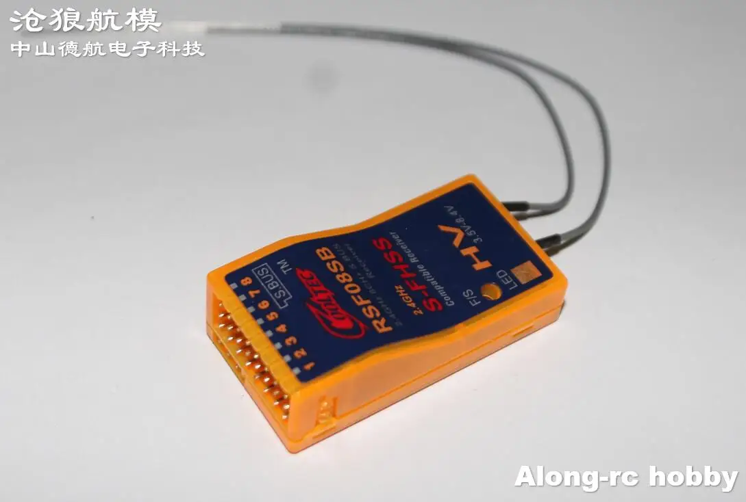 Rc Aereo Ricambio 2.4G Rsf08Sb 8Ch Ricevitore Canale Compatibile Per Futaba S-Fhss S.Bus 10J 8J 6J 4Grs 4Px Telecomando