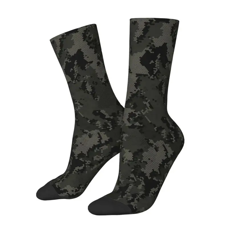 Blackout Alpha Zulu Camouflage Calzini Da Uomo Unisex Novità 3D Print Army Military Camo Dress Socks