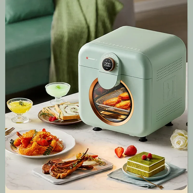 Hauswirt Friggitrice Ad Aria 12 Litri Onda Luminosa Visibile Airfryer Forno Friggitrice Ad Aria Multifunzionale Senza Olio Piccolo Forno Domestico K7