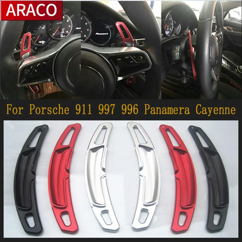 Per Porsche 911 997 996 Panamera Cayenne Gts Styling Volante Cambio Paddle Shifter