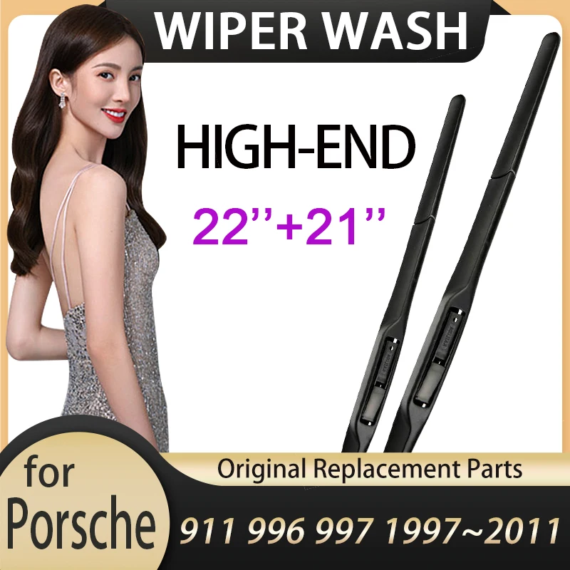 Per Porsche 911 991 996 997 1997 ~ 2011 2004 2005 2006 2009 Tergicristalli Anteriori Auto Tergicristallo Accessori Auto Bracci Gancio U H