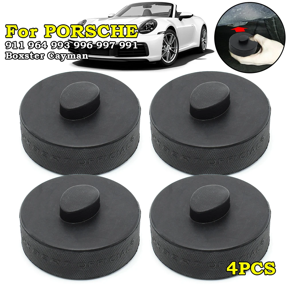 4X Per Porsche 911 964 993 996 997 Cayman Boxster Rubber Jack Pad Protector Adapter Jacking Tool Pinch Weld Disco Di Sollevamento Laterale