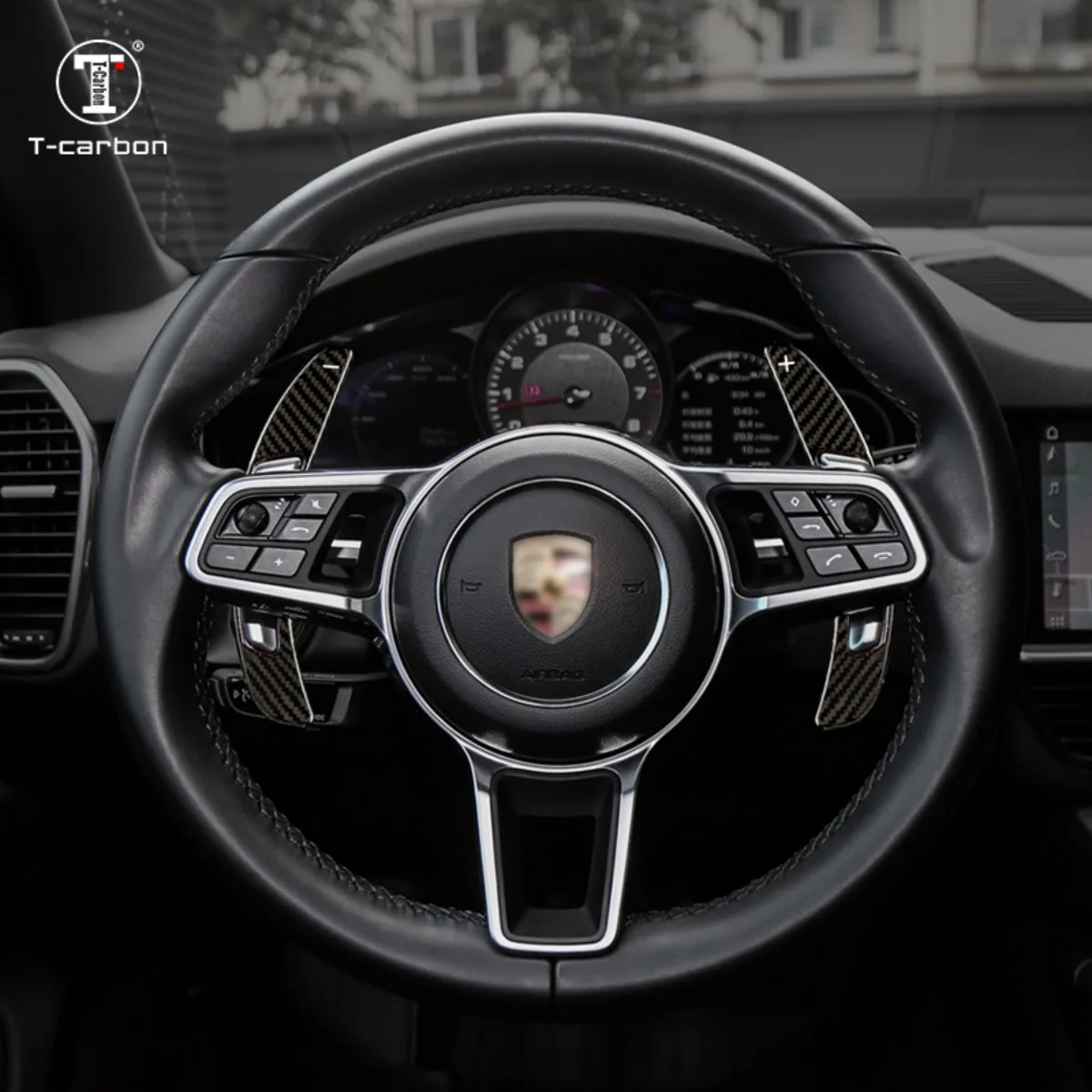 T-Carbon Car Volante Paddle Shift Paddle Shifters Per Porsche 911 997 996 Panamera Cayenne Gts