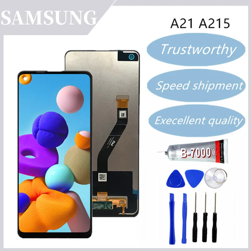 Per Samsung Galaxy A21 A215 Display Lcd Touch Screen Digitizer Lcd Per Samsung A21 A215 Sostituzione Display