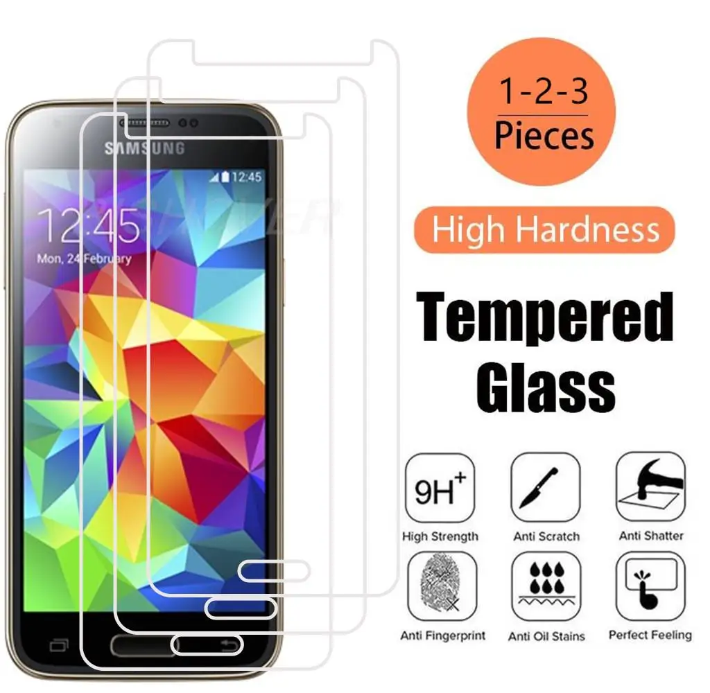 For Samsung Galaxy S5 Mini G800 G800F Tempered Glass Protective On For Samsung Galaxy S5 Screen Protector Film Cover