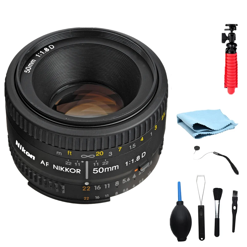 Obiettivo Nikon Af Fx Nikkor 50Mm F/1.8D Per Fotocamere Dslr Nikon