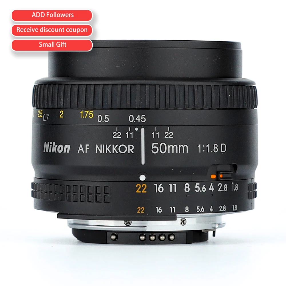 Obiettivo Nikon 50Mm Nikkor F/1.8D Af Prime Per Fotocamera Dslr (Nero)
