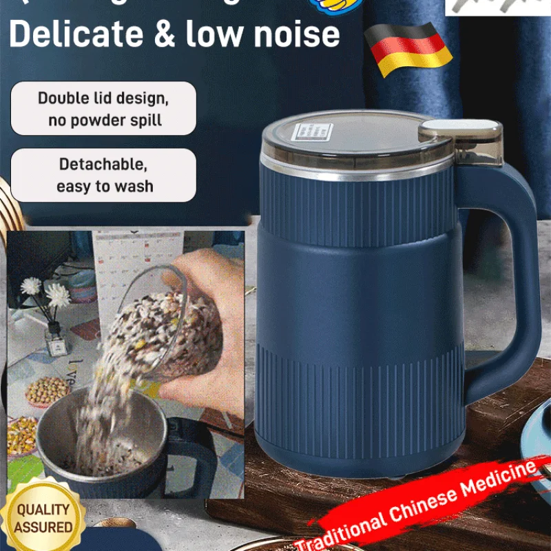 Smerigliatrice Per Uso Domestico Piccola Macchina Per Polvere Smerigliatrice Ultra-Fine Mulino Elettrico Per La Frantumazione Del Grano Leggero Conven