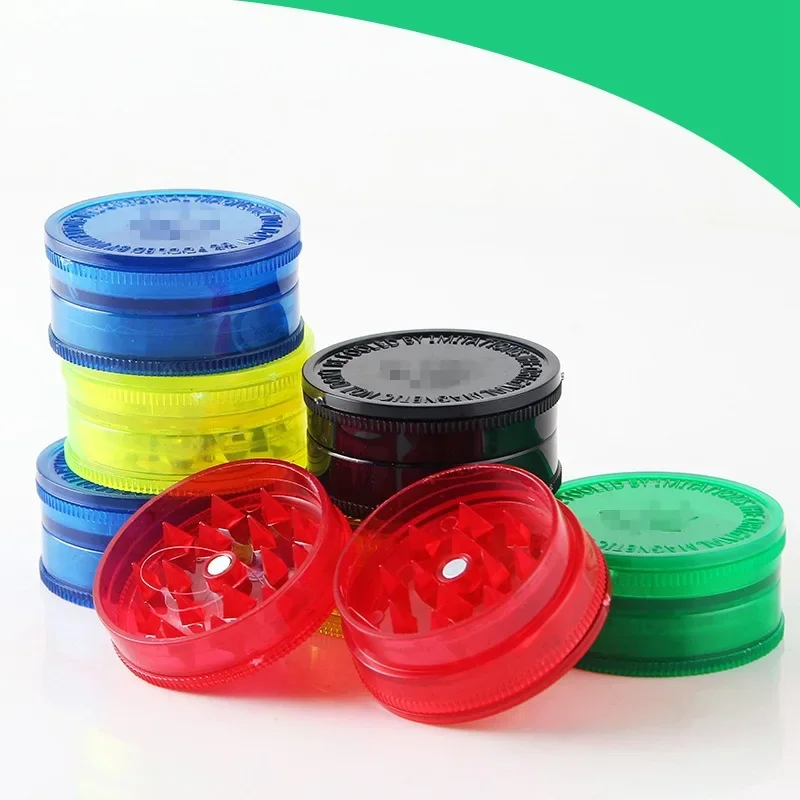 Accessori Per Fumatori A 3 Strati Mini Magnete Smerigliatrice Per Sigarette Smerigliatrice In Plastica Smerigliatrice Per Erbe Colore Casuale