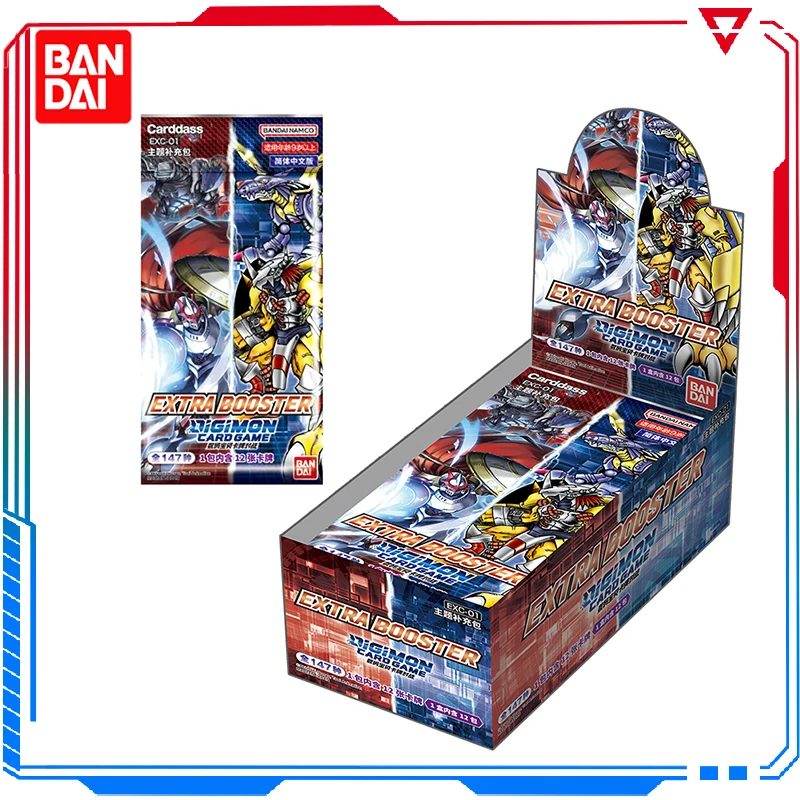 Bandai Digimon Card Game Extra Booster Tcg Game Collection Cards Exc-01 Greymon Toys For Boys Gift