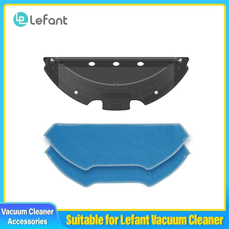 1 Supporto + 2 Mop Riutilizzabili Per Lefant M1 U180 Okp K8 Robot Aspirapolvere Parte Accessorio Lavabile