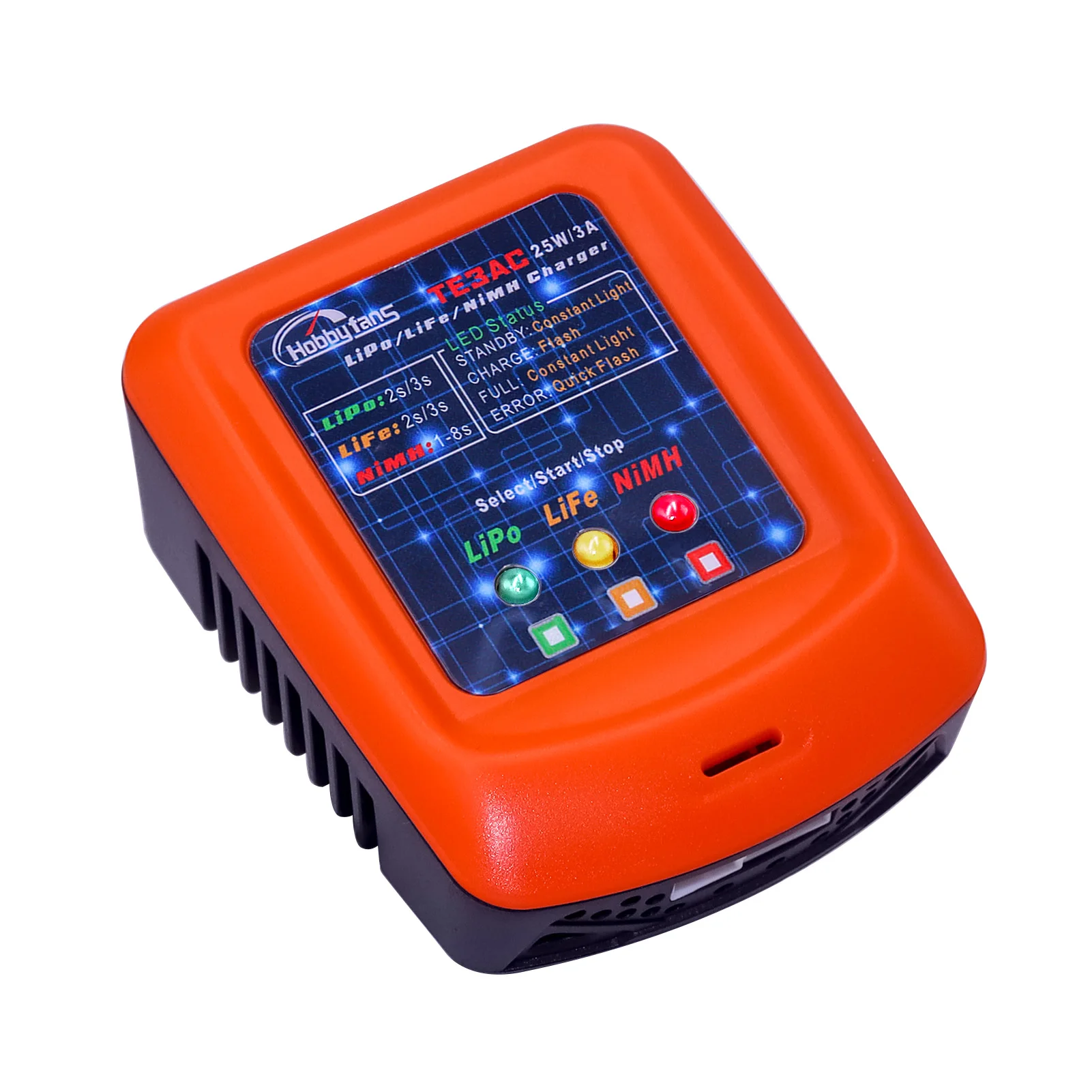 Caricabatteria Lipo Caricabatteria Rc Balance Charger 25W Rc Caricabatteria Per Auto Per 2-3S Lipo E Durata E Batteria Nimh 1-8S