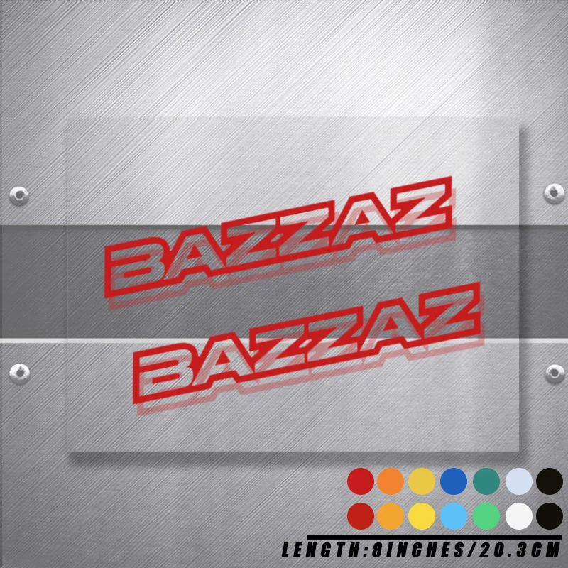 2Pcs New Motorcycle Bike Ruote Del Serbatoio Del Carburante Carenatura Notebook Bagaglio Casco Moto Sticker Decalcomanie Per Kawasaki Bazzaz